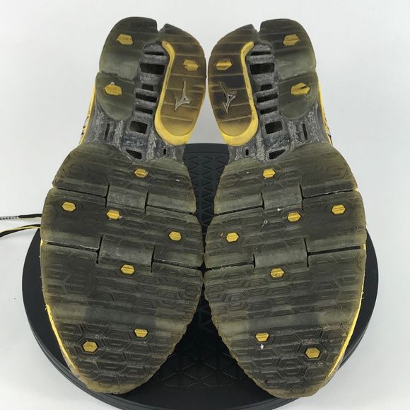 Mizuno Wave Prophecy 3 Gray/Yellow Athletic Running Shoes Men’s Size 11.5 - Picture 10 of 12